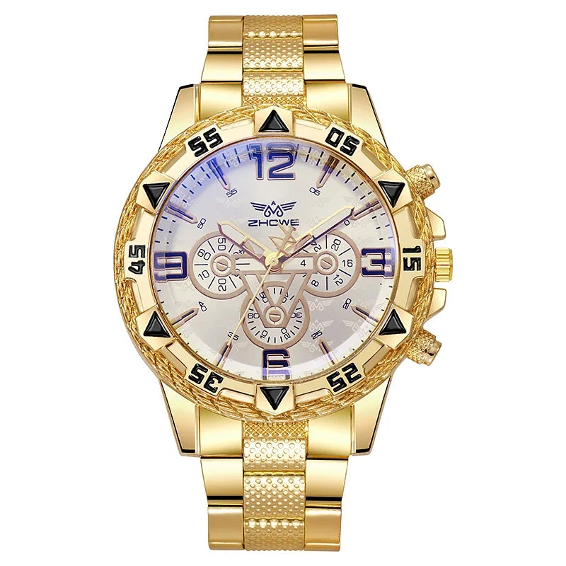 Classic Business Quartz Watch – Waterproof Stainless Steel Men's Watch