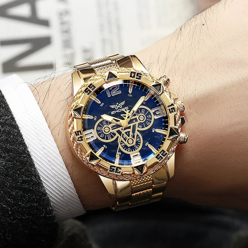 Classic Business Quartz Watch – Waterproof Stainless Steel Men's Watch